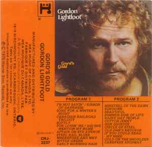 Gordon Lightfoot – Gord's Gold (CASSETTE)