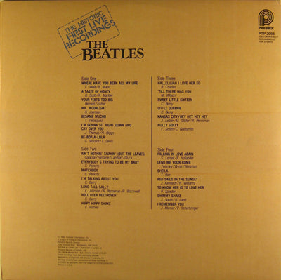 The Beatles – The Historic First Live Recordings (2 LP)