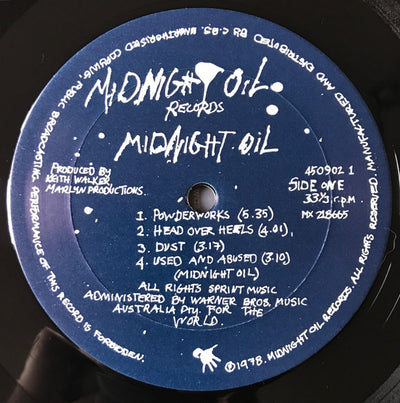 Midnight Oil – Midnight Oil (1987 Australian Reissue)