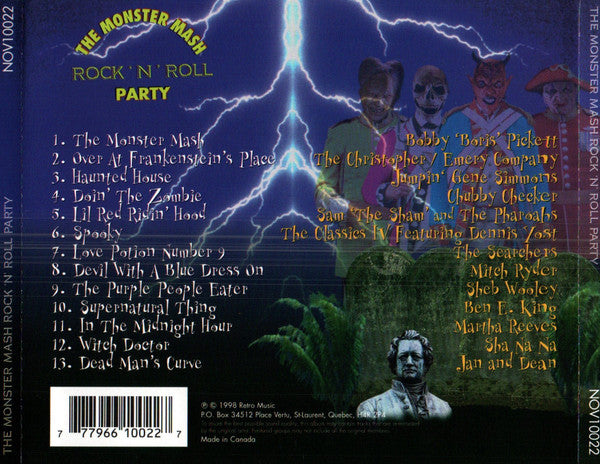 Various – The Monster Mash Rock 'N' Roll Party (CD Album)
