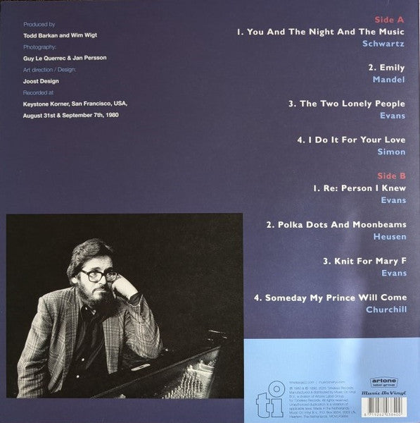 bill evance consecration immotal レコード　新品 Bill Evans – Consecration I (NEW PRESSING MOVL 2025 Reissue