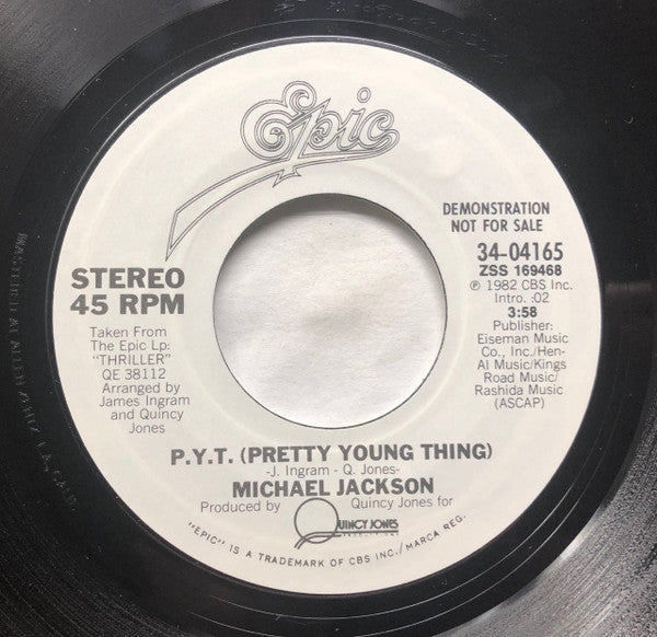 Michael Jackson – P.Y.T. (Pretty Young Thing)(7", 45 RPM, Single)
