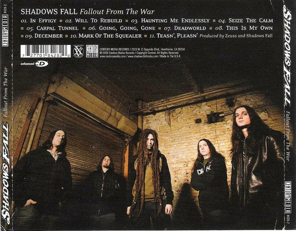Shadows Fall – Fallout From The War (CD ALBUM)