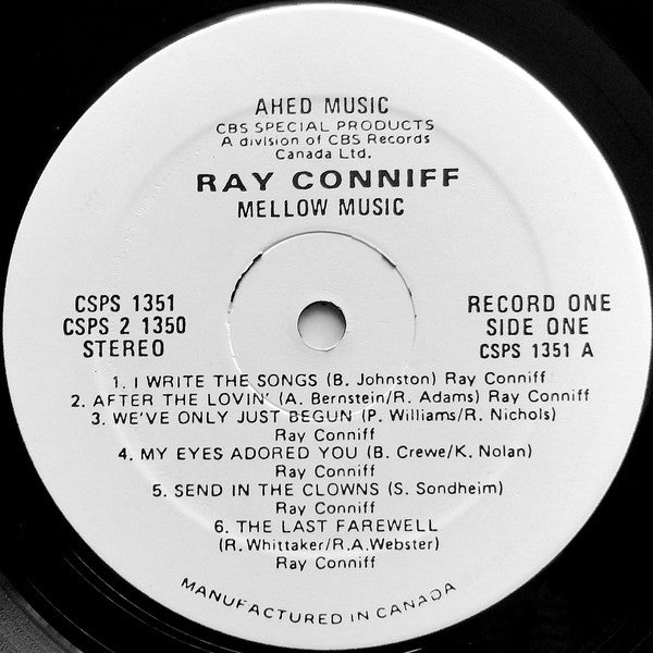 Ray Conniff ‎– Mellow Music 25 Greatest Hits (2 discs)