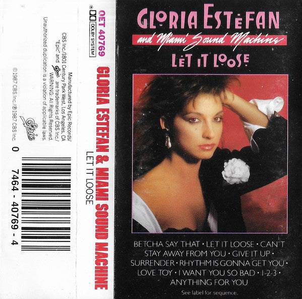 Gloria Estefan And Miami Sound Machine – Let It Loose (CASSETTE)