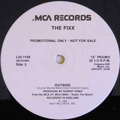 The Fixx – Saved By Zero / Outside (12" Single)