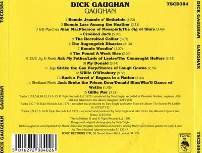 Dick Gaughan – Gaughan (CD ALBUM)