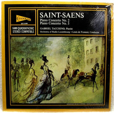 Saint-Saens* - Gabriel Tacchino, Orchestra Of Radio Luxembourg, Louis de Froment – Piano Concerto No. 2 / Piano Concerto No. 5 (Quadraphonic)