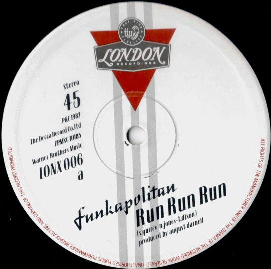 Funkapolitan ‎– Run Run Run- 12", 45 RPM