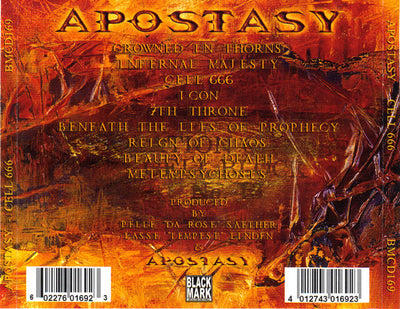 Apostasy – Cell 666 (CD ALBUM) [made in Sweden]