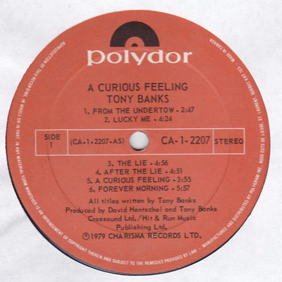 Tony Banks - A Curious Feeling