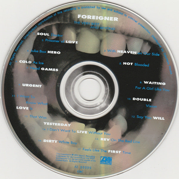 Foreigner – The Very Best...And Beyond (CD ALBUM)Club Edition
