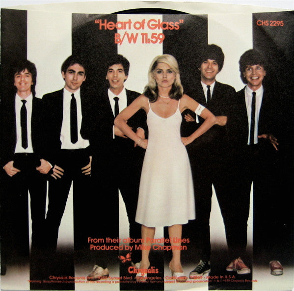 Blondie – Heart Of Glass ( 7", 45 RPM, Single, Clear)