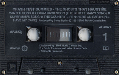 Crash Test Dummies – The Ghosts That Haunt Me (CASSETTE)
