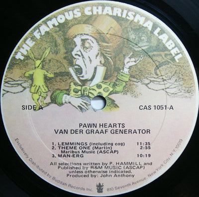 Van Der Graaf Generator ‎– Pawn Hearts (1972 US Reissue)