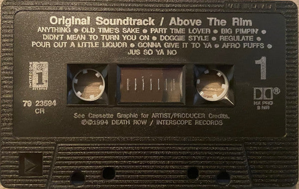 Various – Above The Rim - The Soundtrack (CASSETTE)