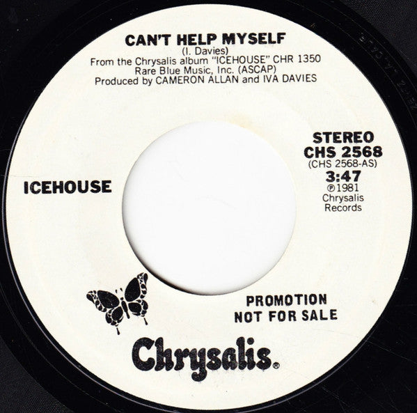Icehouse – Can't Help Myself (7", 45 RPM, Promo)