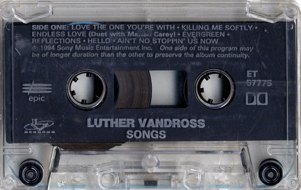 Luther Vandross – Songs (Cassette)