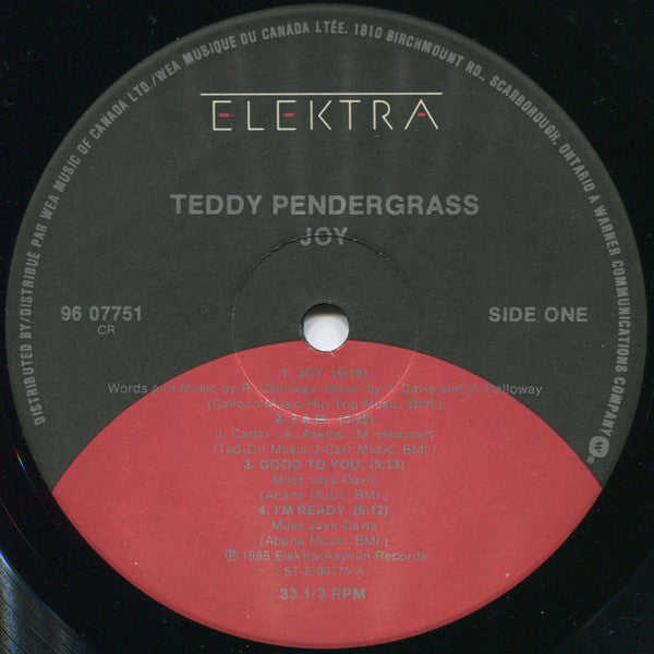 Teddy Pendergrass ‎– Joy