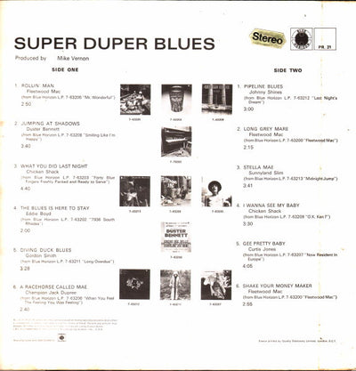 Various – Super-Duper Blues (UK Pressing)