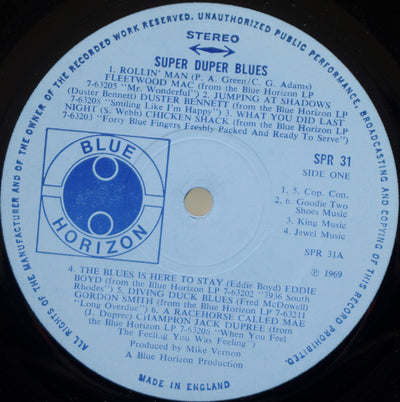 Various – Super-Duper Blues (UK Pressing)