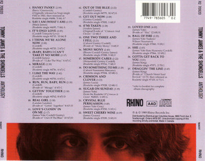 Tommy James & The Shondells – Anthology (CD ALBUM)