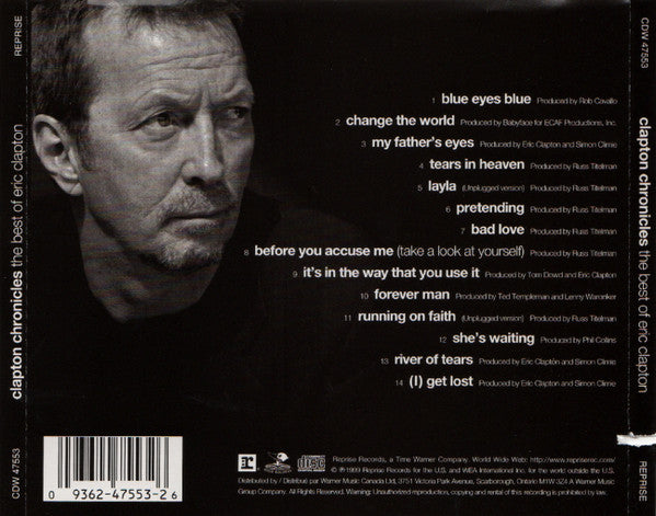 Eric Clapton – Clapton Chronicles - The Best Of Eric Clapton (CD ALBUM)