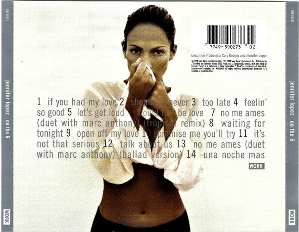 Jennifer Lopez – On The 6 (CD ALBUM) – Redrum Records