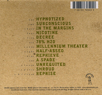 Ani DiFranco ‎– Reprieve (CD Album)