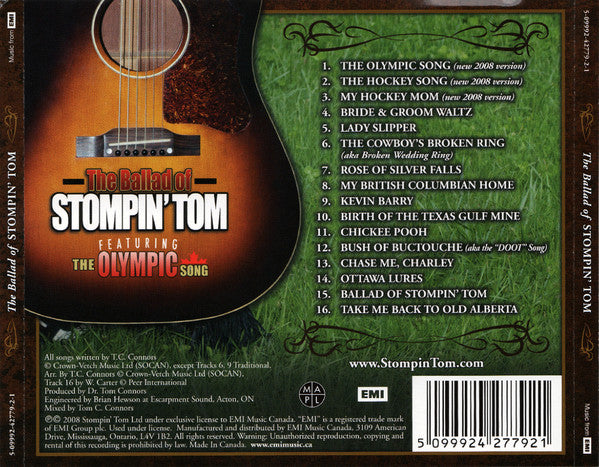 Stompin' Tom Connors – The Ballad Of Stompin' Tom (CD ALBUM)