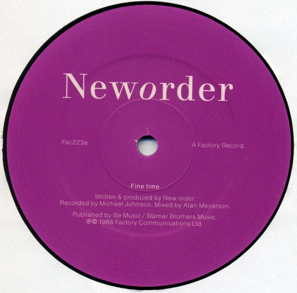 Neworder – Fine Time (12