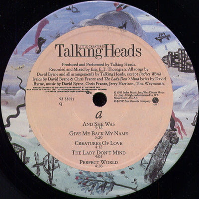 Talking Heads ‎– Little Creatures