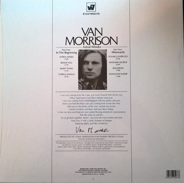 Van Morrison – Astral Weeks (2015 Reissue, 180g Vinyl)