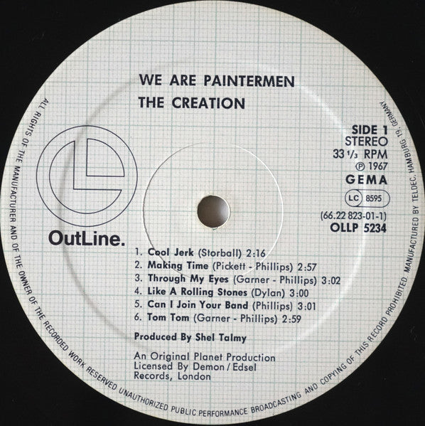 The Creation – We Are Paintermen (1984 Germany Reissue)