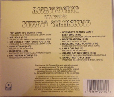 Buffalo Springfield – Retrospective - The Best Of Buffalo Springfield (CD ALBUM)
