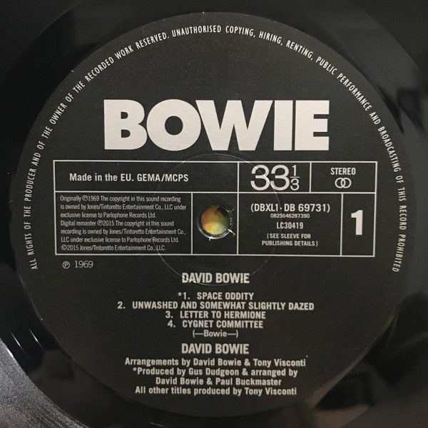 David Bowie – David Bowie (2016 Reissue)