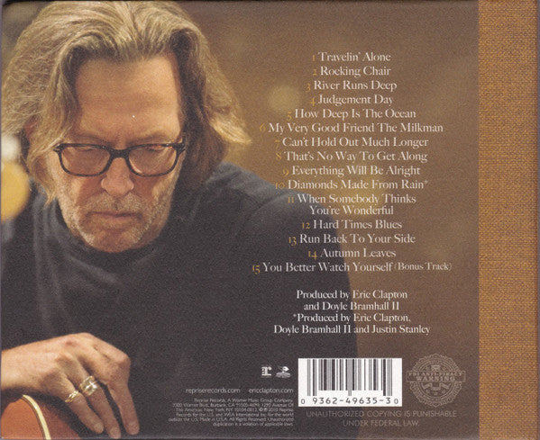 Eric Clapton Clapton CD ALBUM Deluxe Edition BOOKLET Redrum