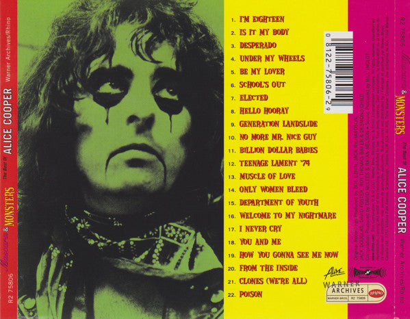 Alice Cooper – Mascara & Monsters - The Best Of Alice Cooper (CD ALBUM