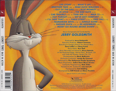 Jerry Goldsmith ‎– Looney Tunes: Back In Action (CD Album)