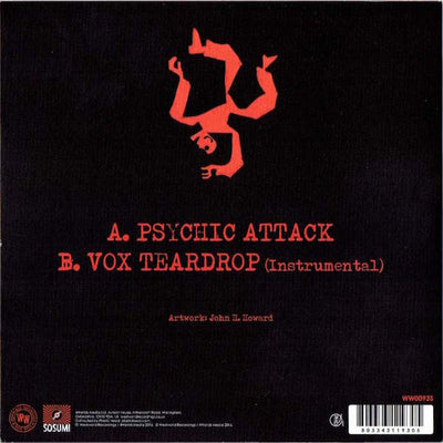 Ruts DC – Psychic Attack (7" 45RPM Single Clear Vinyl)