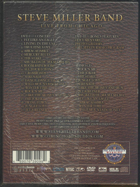 Steve Miller Band – Live From Chicago (2 Disc DVD + Audio CD)