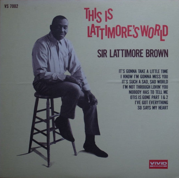 Sir Lattimore Brown – This Is Lattimore's World(JAPANESE PRESSING) NO obi