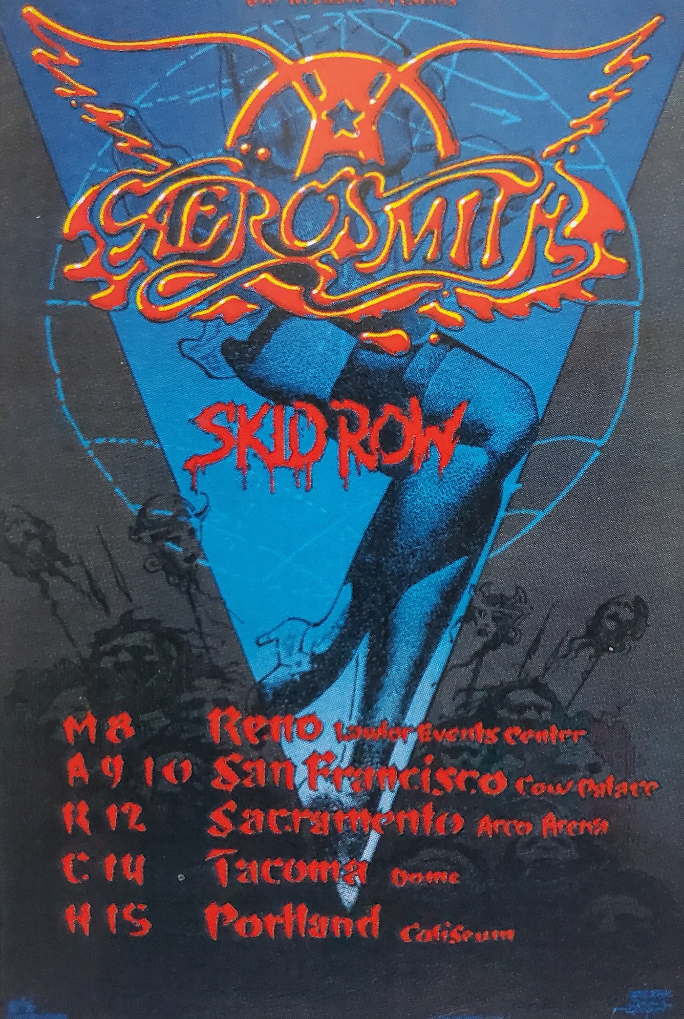 Poster 133 Aerosmith/Skid Row