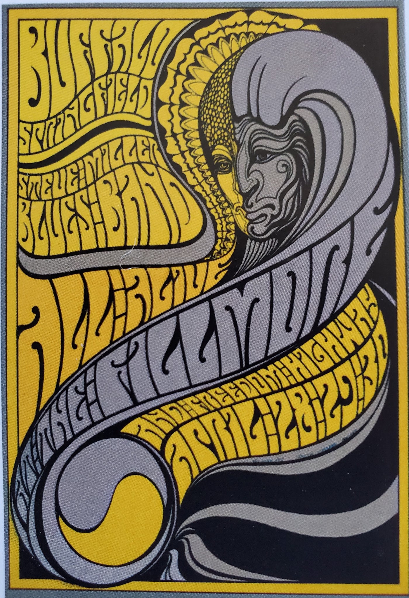 Afterthought Poster 275 Buffalo Springfield/Steve Miller Band