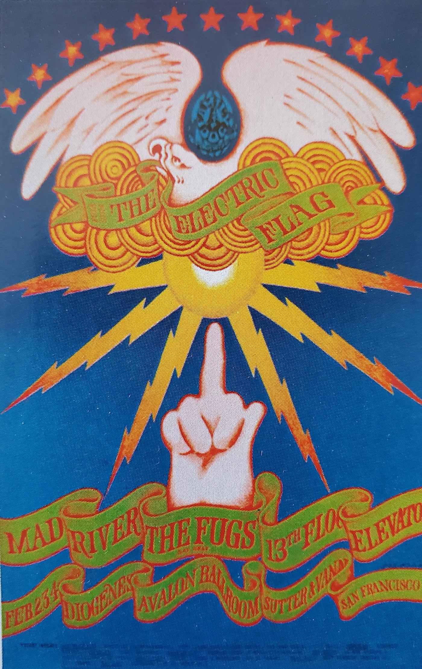 Afterthought Poster 276 The Electric Flag/Mad River/The Fugs