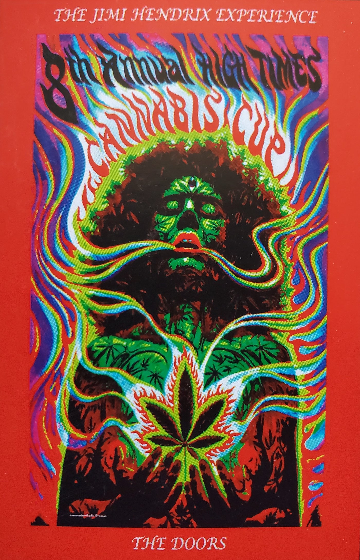 Poster 323 Jimi Hendrix/The Doors 8th Annual Cannabis Cup