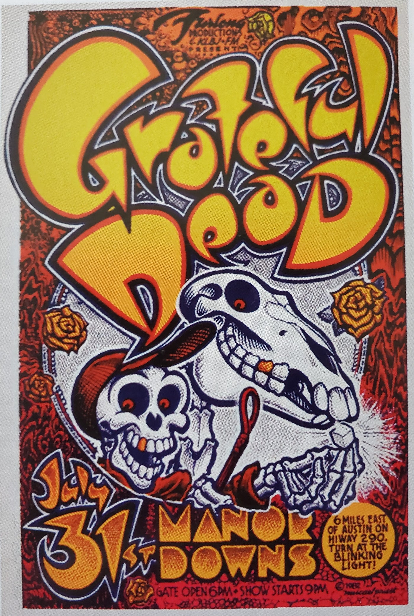 Afterthought Poster 445 Grateful Dead