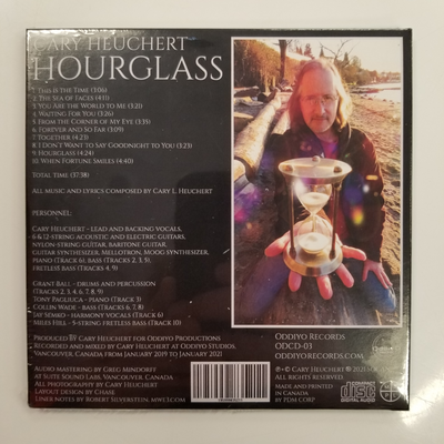 Cary Heuchert - Hourglass (CD Album) Local Artist