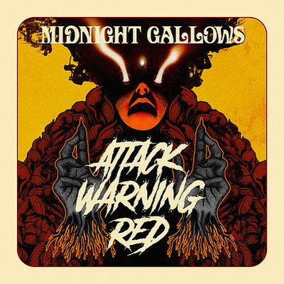 Midnight Gallows - Attack Warning Red LP (limited edition only 200 pressed!)