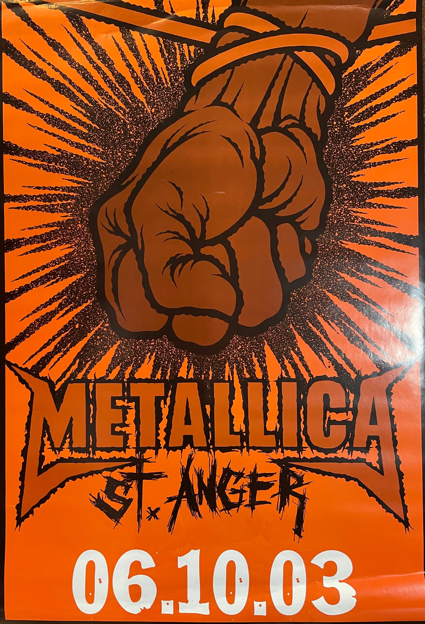 Metallica Concert Poster (36x24")